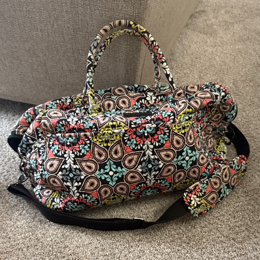 Vera Bradley Colorful Paisley Weekender